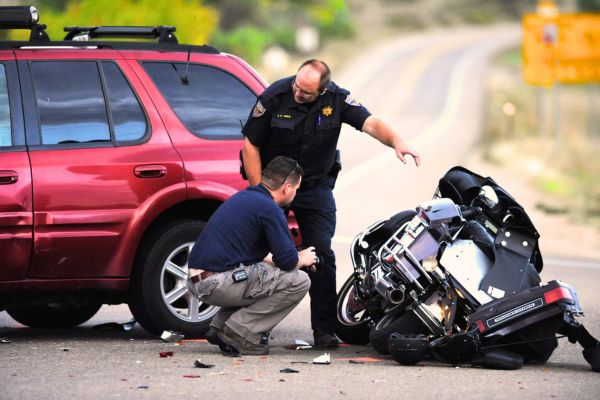 Motorcycle accident